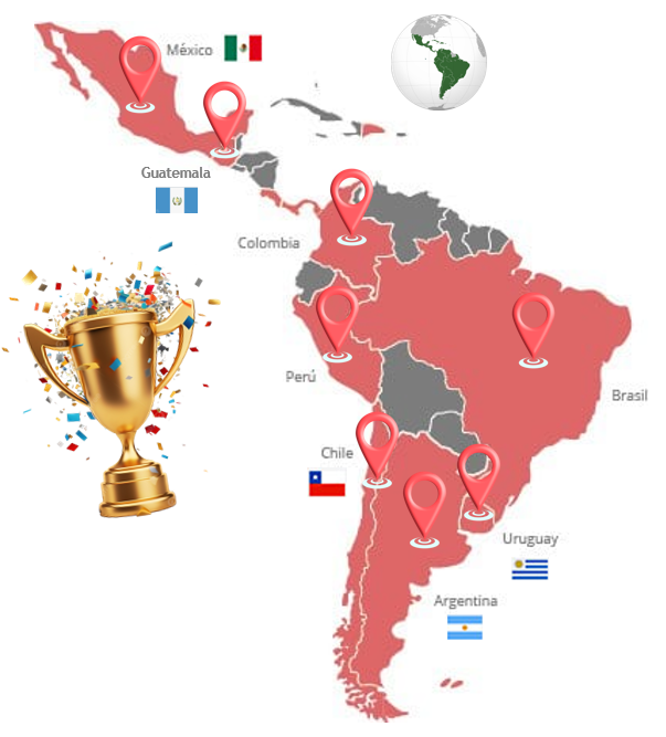 Cobertura de FraudKeeper en Latinoamérica: México, Guatemala, Chile, Argentina, Uruguay y más